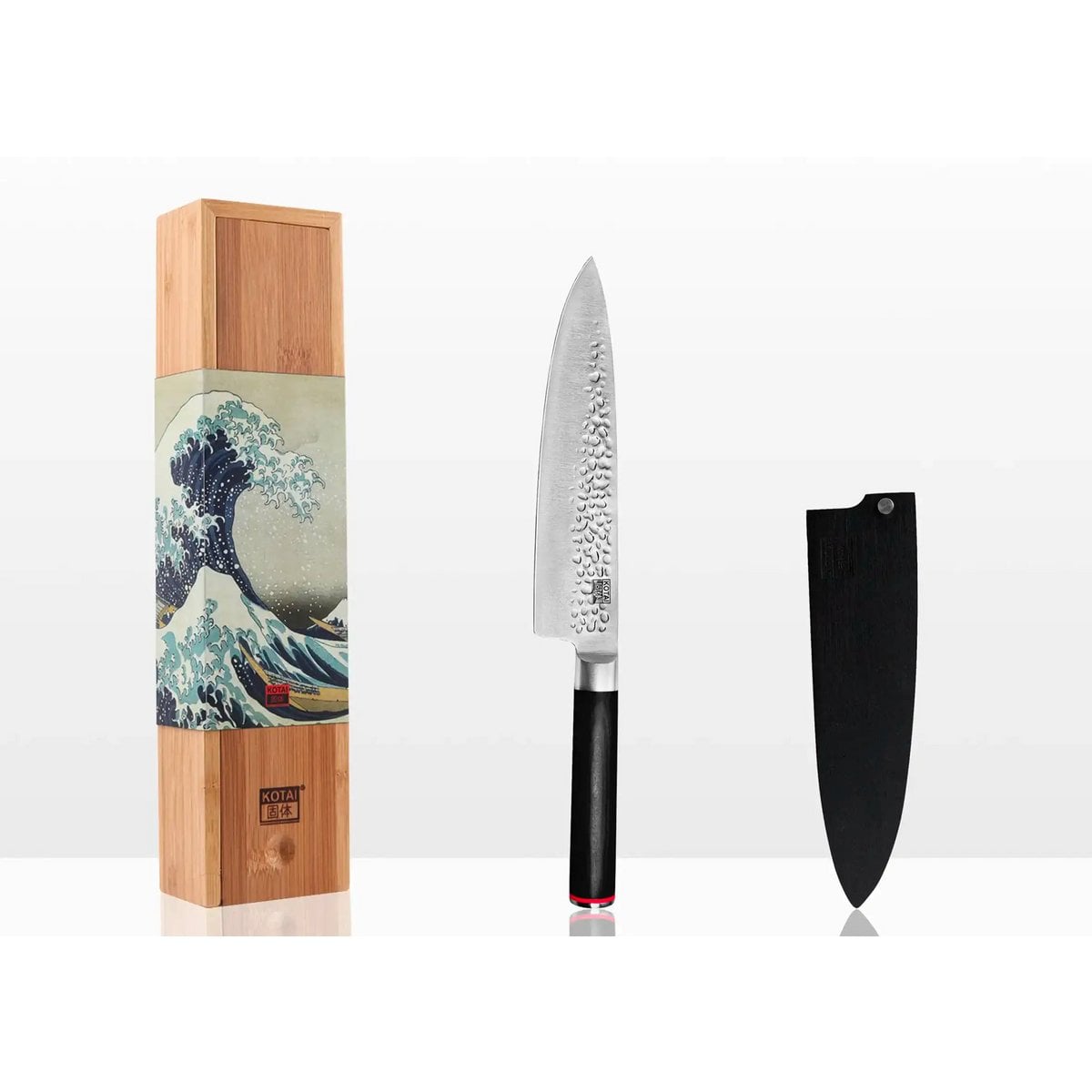 De Kotai Gyuto Koksmes Bamboe Saya 200mm