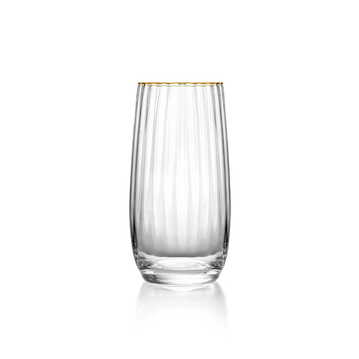 De Golden Rim Longdrinkglas Goud